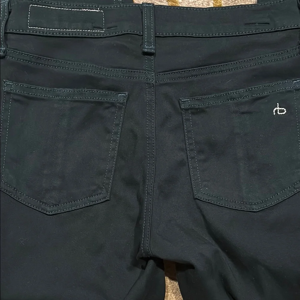 Dark Green Skinny Legging Jeans